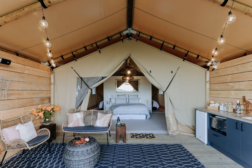 The Villas & Vines Pinot Tent 