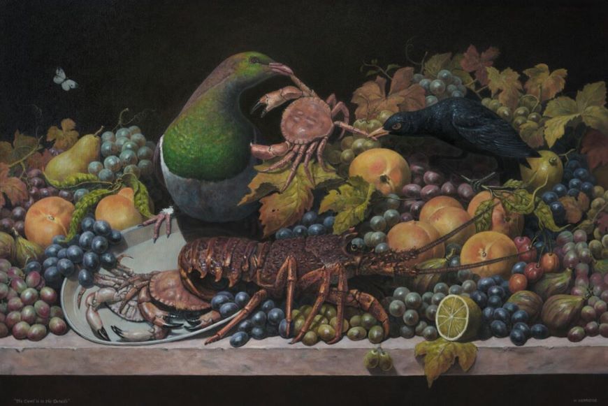 Helen Kerridge's still life painting titled “The Devil is in the Details.”