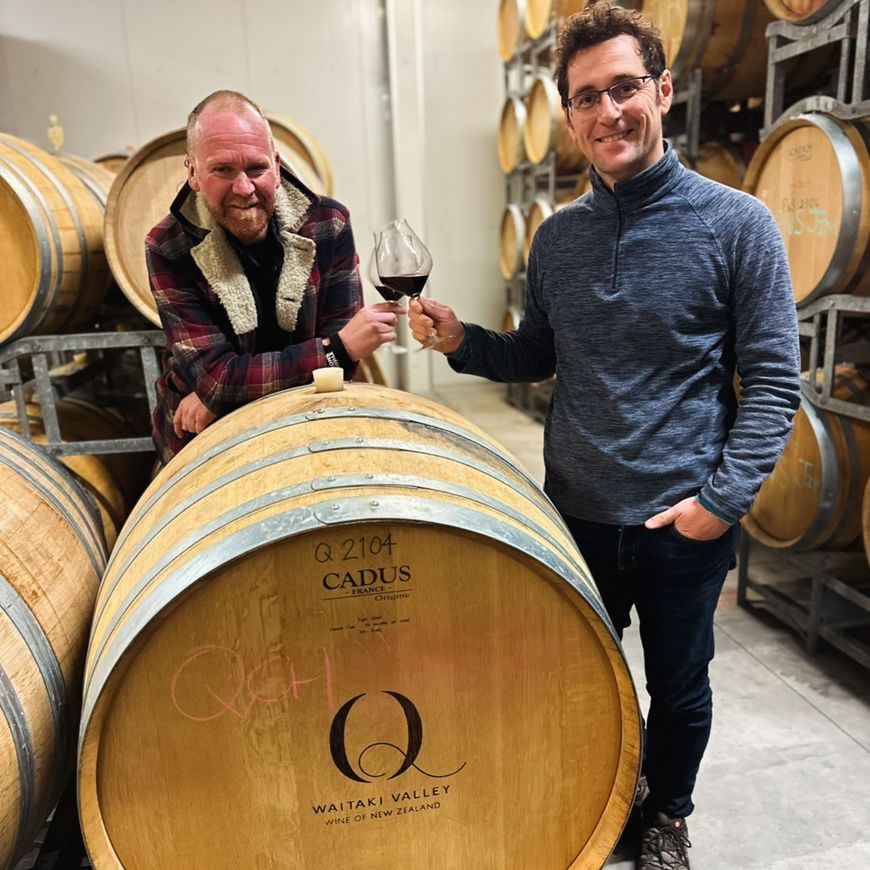 Winemaker Antony Worch and Viticulturist Timbo Deaker