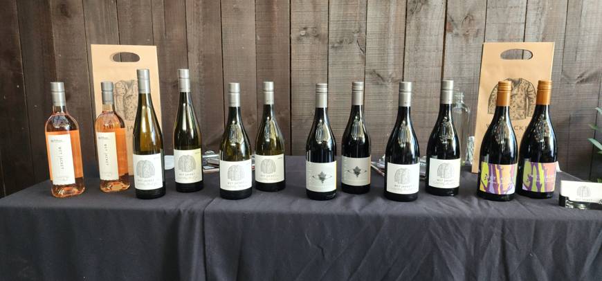 Wet Jacket Wines Line Up