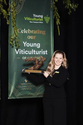 Anna Kelland from Constellation Brands. Young Viticulturist
