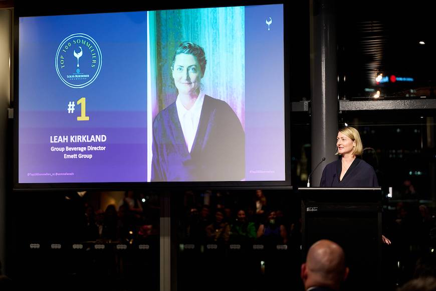 Leah Kirkland Top 100 Sommeliers NZ 2025