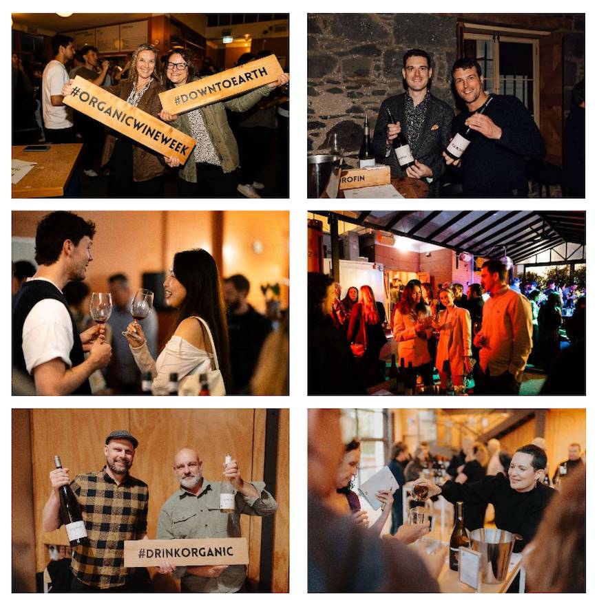 Organic Wine Week - Down To Earth Collage