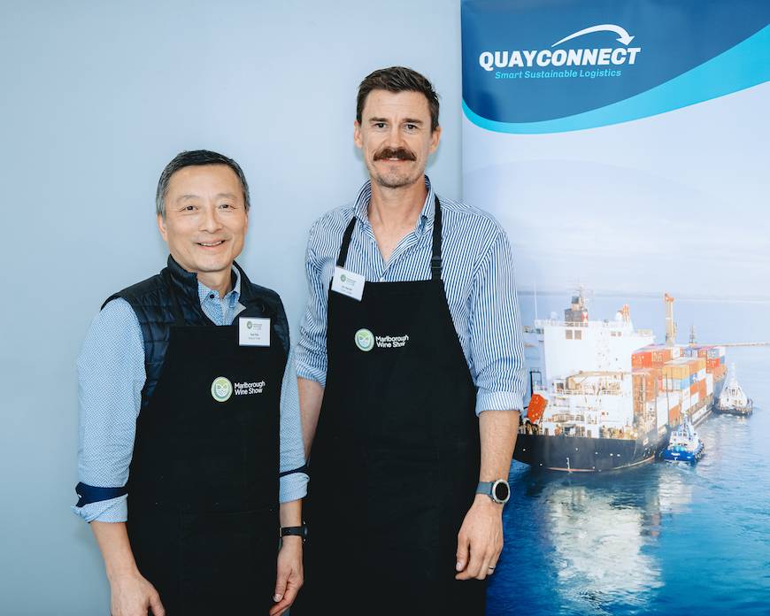 Sam Kim and Stu Marfell - QuayConnect Marlborough Wine Show Judges 
