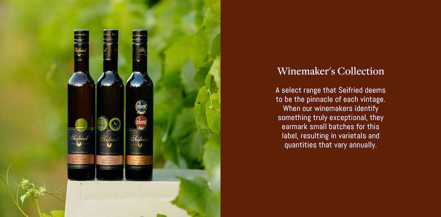The Seifried Wine Maker's Collection - Click to Explore. The Seifried Estate Wine Maker's Collection - Click to Explore.