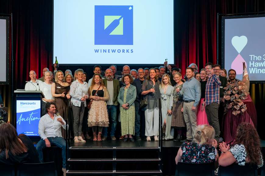Hawke's Bay winemakers at the 2026 Hawke's Bay Wine Auction - Image credit Florence Charvin.